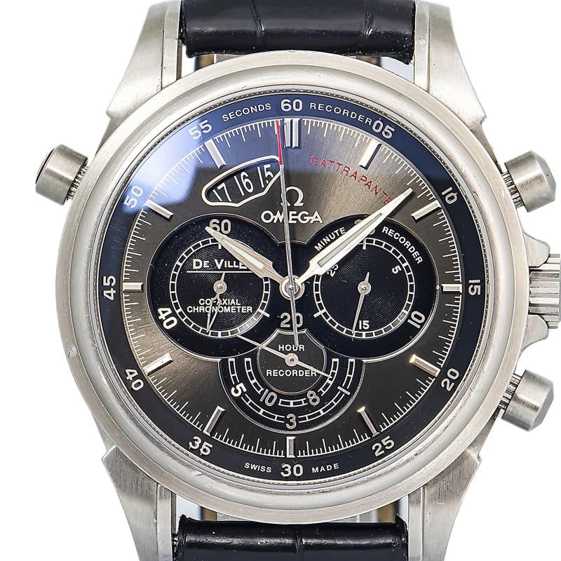 Omega De Ville 422.13.44.51.06.001 Complete 2016 SS Gray Dial Auto Men 44MM - 2
