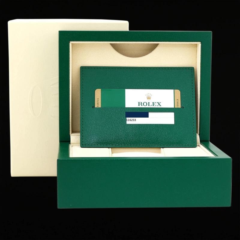PAPERS 2017 MINT Rolex 116233 DateJust Jubilee Two Tone Gold Champagne Roman 36 - 7