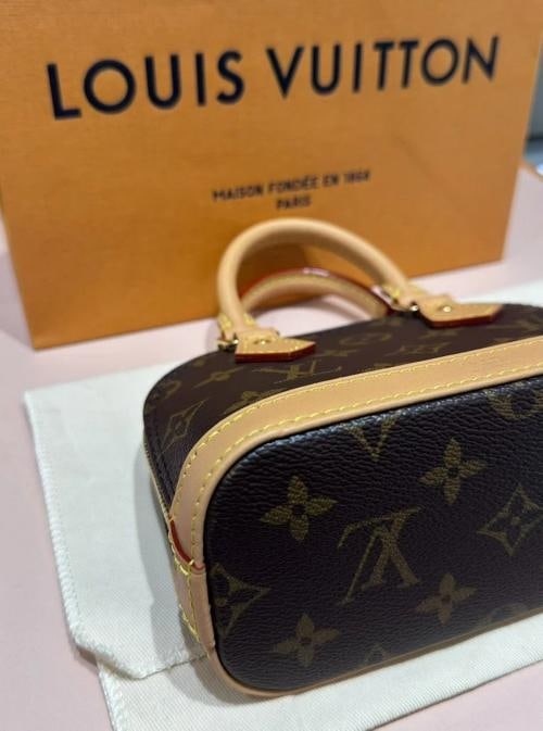 Louis Vuitton Nano Alma Monogram Canvas Crossbody Bag - 10