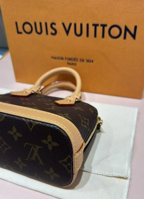Louis Vuitton Nano Alma Monogram Canvas Crossbody Bag - 11