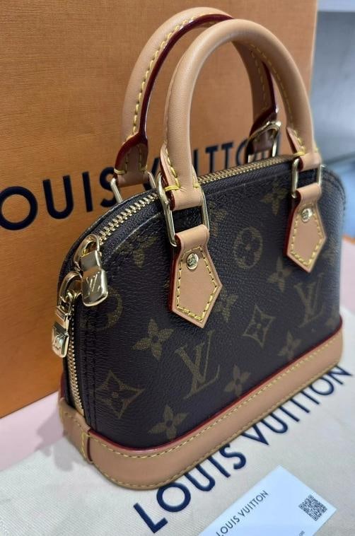 Louis Vuitton Nano Alma Monogram Canvas Crossbody Bag - 6