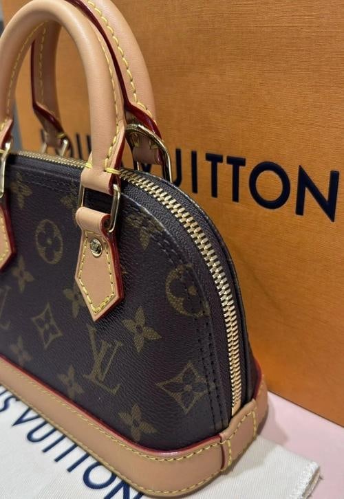 Louis Vuitton Nano Alma Monogram Canvas Crossbody Bag - 7