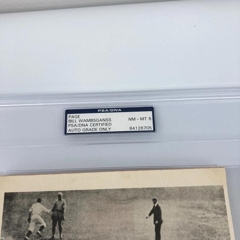 Bill Wambsganss World Series Unassisted Triple Play Signed Photo PSA DNA RARE - 4