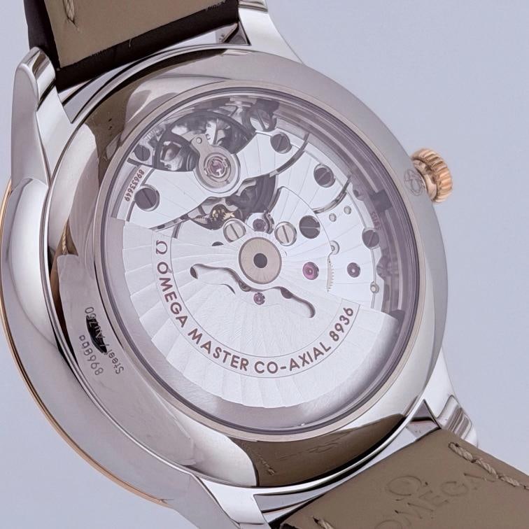 Omega De Ville Prestige 434.23.41.20.02.001 41mm 18k Sedna Gold Steel Box Paper - 9