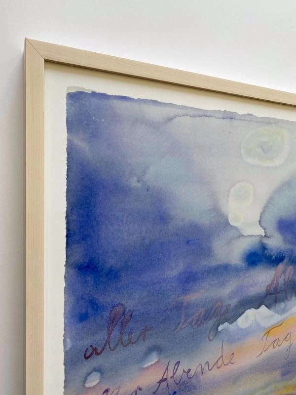 ANSELM KIEFER RARE EXPRESSIONIST LITHOGRAPH PRINT FRAMED LARGE EXHIBITION POSTER - 4