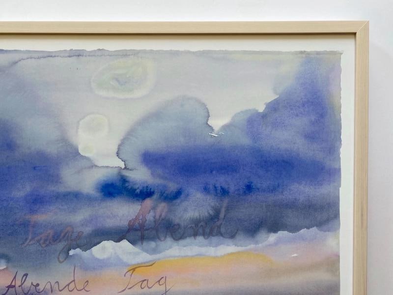 ANSELM KIEFER RARE EXPRESSIONIST LITHOGRAPH PRINT FRAMED LARGE EXHIBITION POSTER - 8
