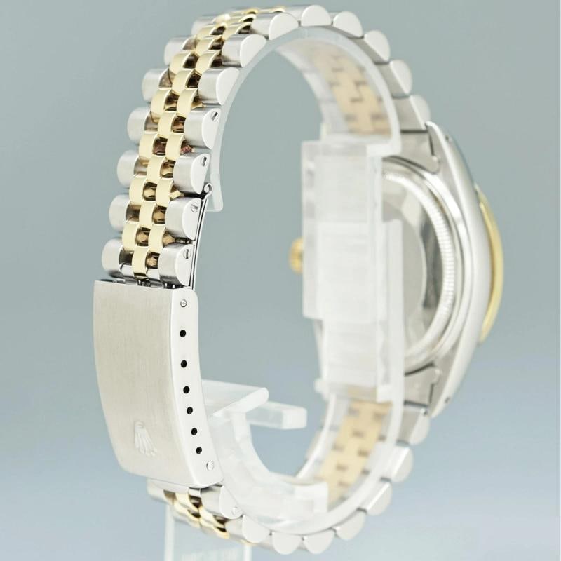 PEARL & DIAMOND BEZEL Rolex DateJust 16233 Two-Tone Yellow Gold Jubilee Watch - 6