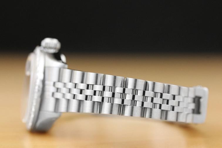LADIES ROLEX DATEJUST SILVER DIAMOND 18K WHITE GOLD & STAINLESS STEEL WATCH - 5