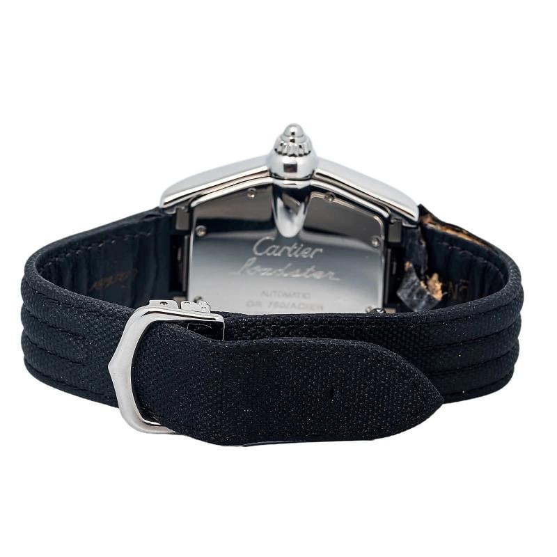 Cartier Roadster W62031Y4 18K YG Two Tone auto Silver Dial Unisex Watch 38mm - 5