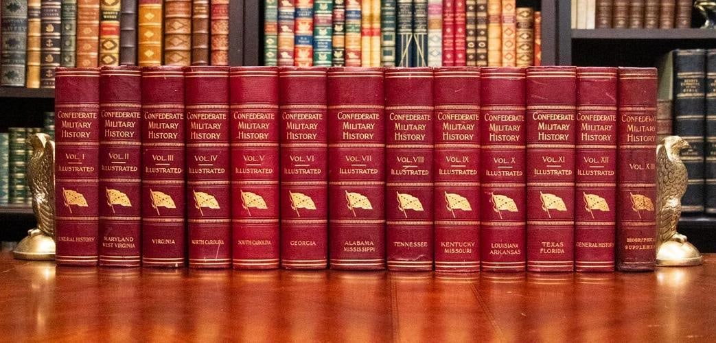 1899 Confederate Military History 1st Edition Fine Leather Bindings Foldout Maps - 2