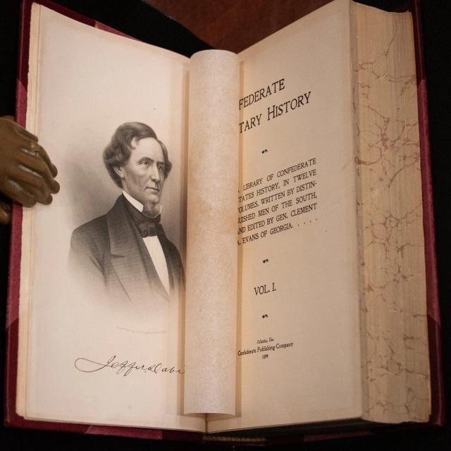 1899 Confederate Military History 1st Edition Fine Leather Bindings Foldout Maps - 5