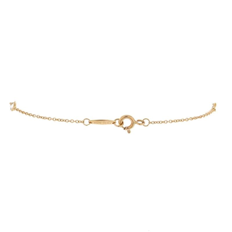 Tiffany & Co. Elsa Peretti Diamonds by the Yard 3 Stone Bracelet 18K Yellow Gold - 2