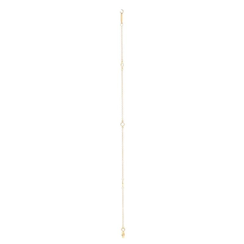 Tiffany & Co. Elsa Peretti Diamonds by the Yard 3 Stone Bracelet 18K Yellow Gold - 3