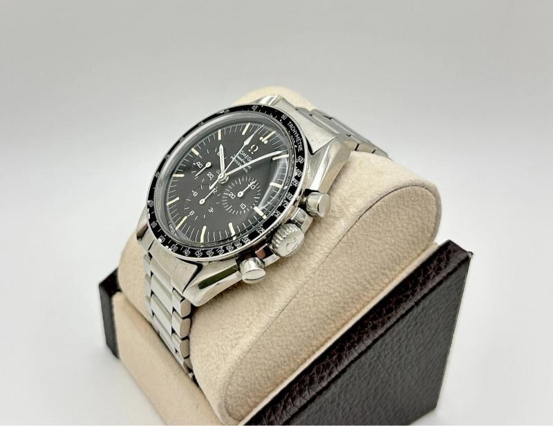 Vintage Omega Speedmaster Professional 145.012 42mm Black Dial Steel Unpolished - 3