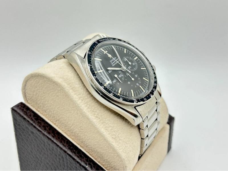 Vintage Omega Speedmaster Professional 145.012 42mm Black Dial Steel Unpolished - 5