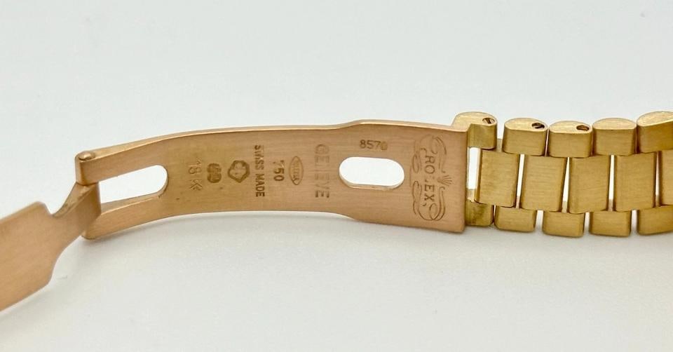 Rolex Ladies Datejust President 79178 Diamond Dial 18K Yellow Gold Box Tags - 11