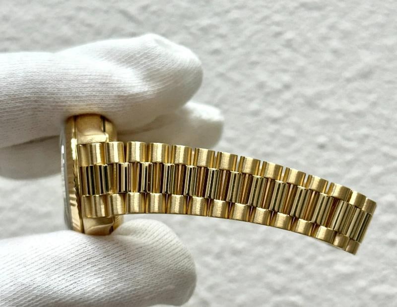 Rolex Ladies Datejust President 79178 Diamond Dial 18K Yellow Gold Box Tags - 4