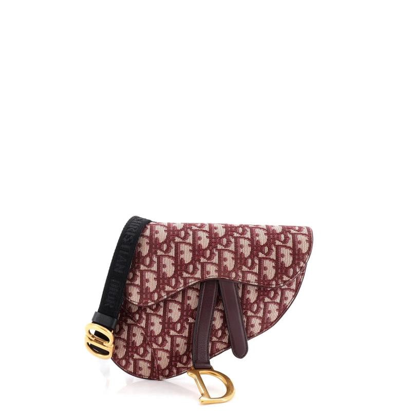 Christian Dior Saddle Belt Bag Oblique Canvas: Condition: Pre-owned - Excellent,Brand: Christian Dior,Exterior Material: Canvas Plain,Style: Belt Bag,Exterior Color: Red,Department: Women,Size: Unknown,Accessories: With Strap Condition: Great.