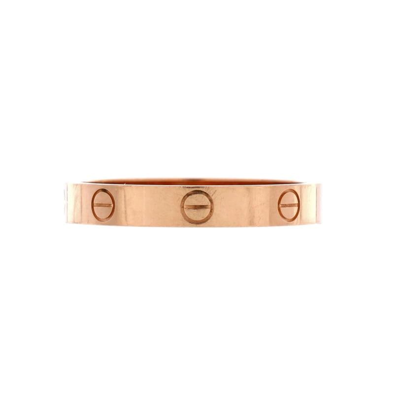 Cartier Love Wedding Band Ring 18K Rose Gold: Condition: Pre-owned - Good,Brand: Cartier,Main Stone: Unknown,Metal: 18K Rose Gold,Metal Purity: 18K,Ring Size: 11 - 65,Type: Ring,Color: Rose Gold,Style: 18K Rose Gold,Material: 18K Rose Gold