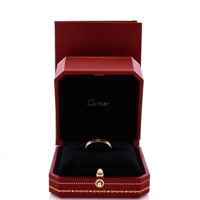 Cartier Love Wedding Band Ring 18K Rose Gold - 2