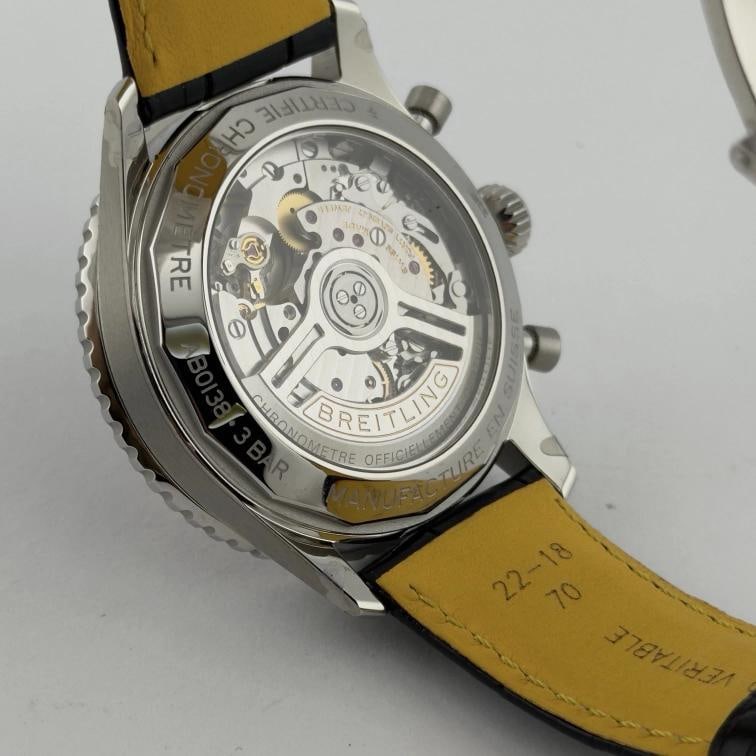 Breitling Navitimer B01 AB0138 43mm Copper Dial Stainless Steel Box Papers - 5