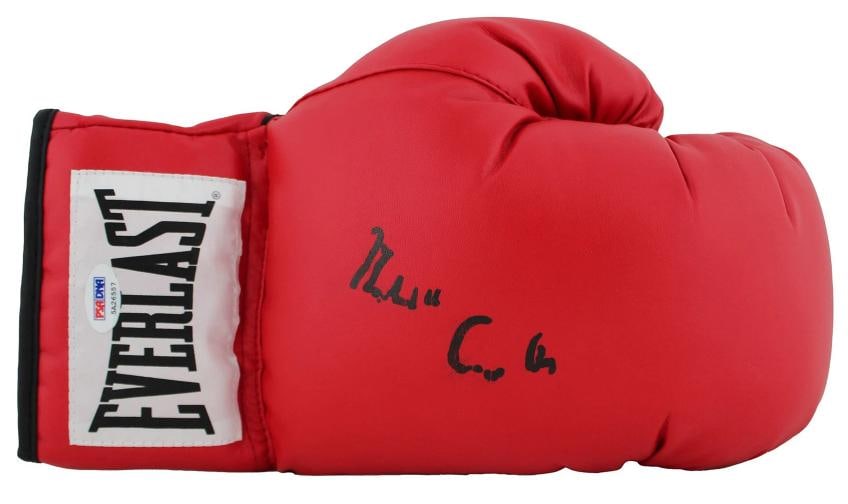 Muhammad Ali "Cassius Clay" Signed Red Everlast Boxing Glove BAS #AD04260 (1 of 4)