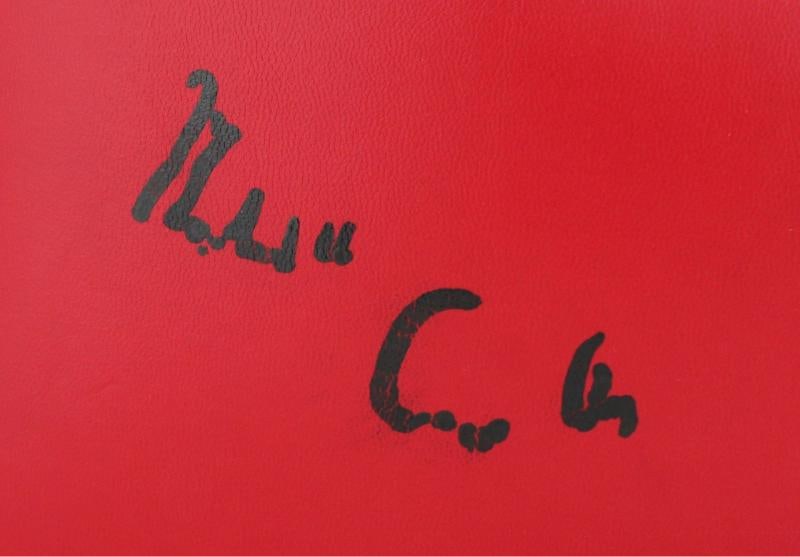 Muhammad Ali "Cassius Clay" Signed Red Everlast Boxing Glove BAS #AD04260 - 2