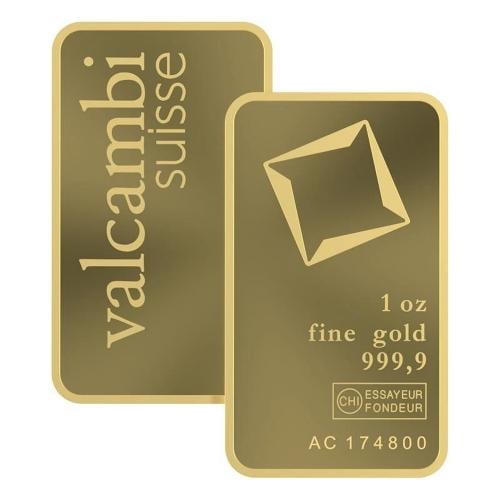 1 oz Gold Bar - Valcambi Suisse .9999 Gold Bullion Bar (In Assay) #A688 - 2