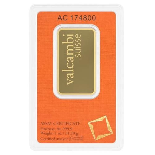 1 oz Gold Bar - Valcambi Suisse .9999 Gold Bullion Bar (In Assay) #A688 - 3