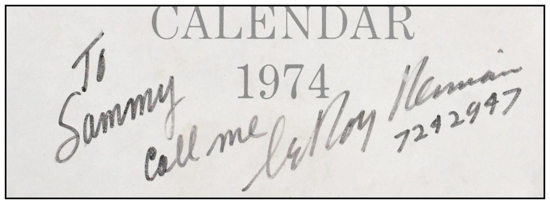 LeRoy Neiman Original Calendar Cover Figures Horses Hand Signed Framed Artwork - 5