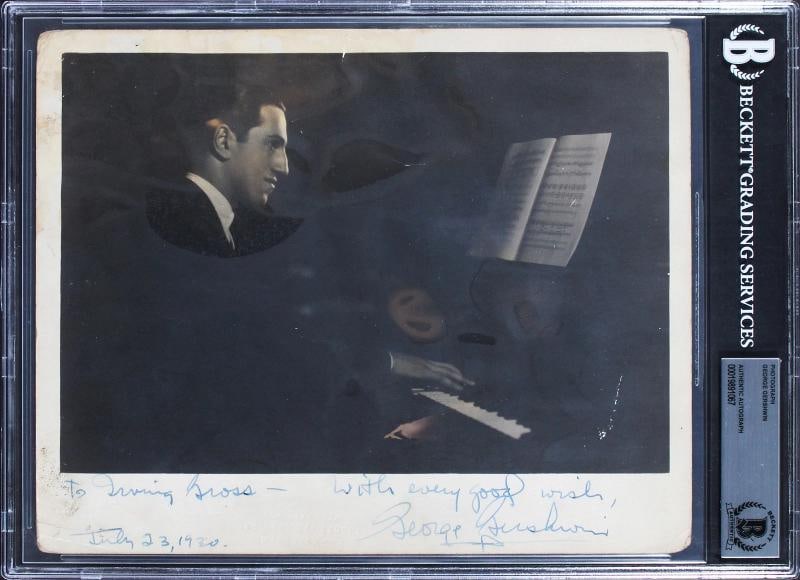 George Gershwin Signed 8x10 Black & White Gelatin Silver Print Photo BAS Slabbed: Condition: New: A brand-new, unused, unopened, undamaged item (including handmade items).. Read moreabout the conditionNew: A brand-new, unused, unopened, undamaged item (including handmade items).