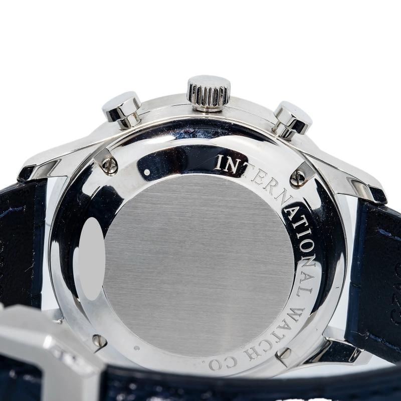 IWC Portuguese Chronograph IW371491 SS Blue Dial Auto Men's Watch 41mm - 6