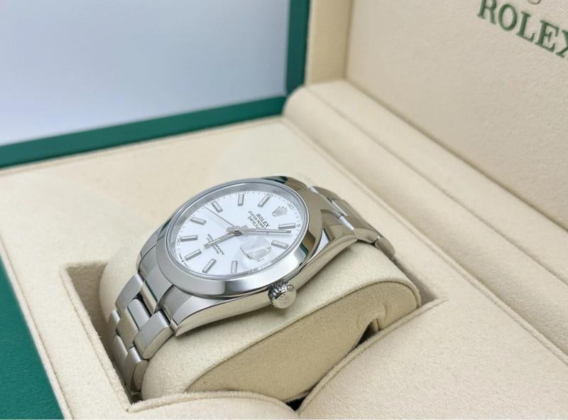 Rolex Datejust 41 126300 White Dial Stainless Steel Box Paper 2020 - 4