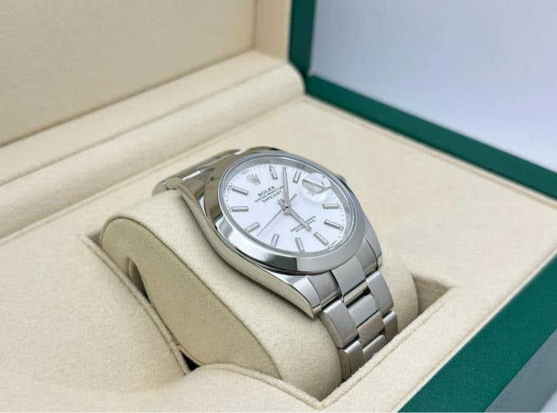 Rolex Datejust 41 126300 White Dial Stainless Steel Box Paper 2020 - 5