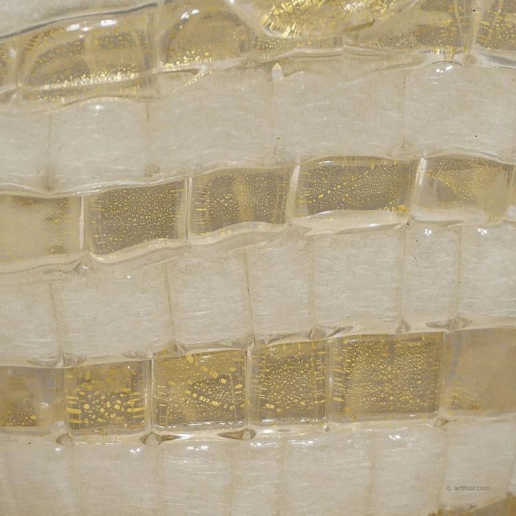 Ercole Barovier for Barovier & Toso Attr. Glass Basket circa 1940s - 8