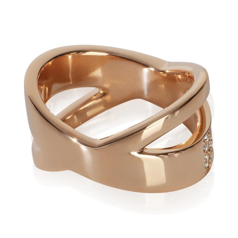 Tiffany & Co. Rose Gold Diamond Atlas X Wide Ring - 3