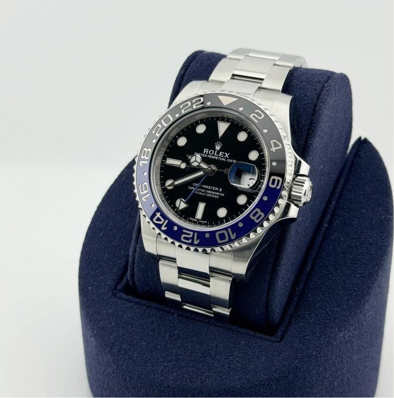 Rolex GMT Master II Batman 116710BLNR Black Blue Ceramic Bezel Steel Box Papers - 5