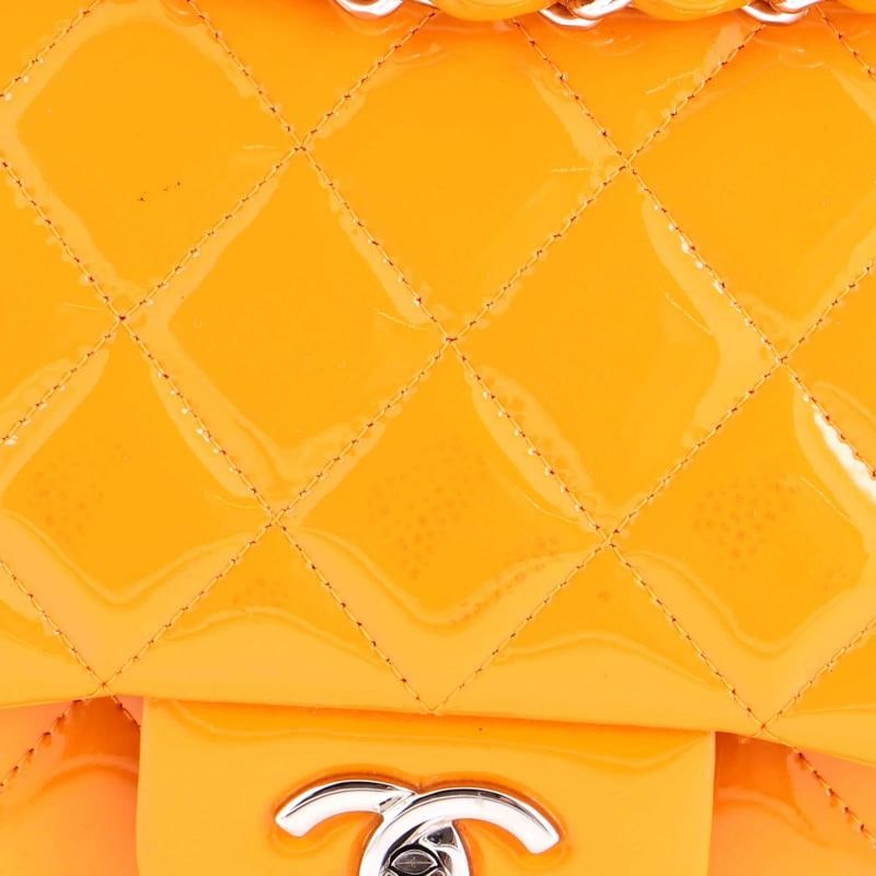 Chanel Classic Double Flap Bag Quilted Patent Jumbo - 6