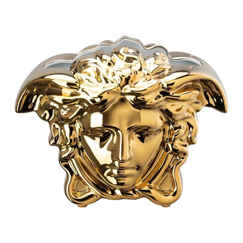 Versace Rosenthal Medusa Grande Vase 30 cm(11.81") Gold: Condition: New: A brand-new, unused, unopened, undamaged item in its original packaging (where packaging is ...,Brand: Versace,Origin: Rosenthal,Type: Art Vase,Color: Gold,Material: Porcelain,Country