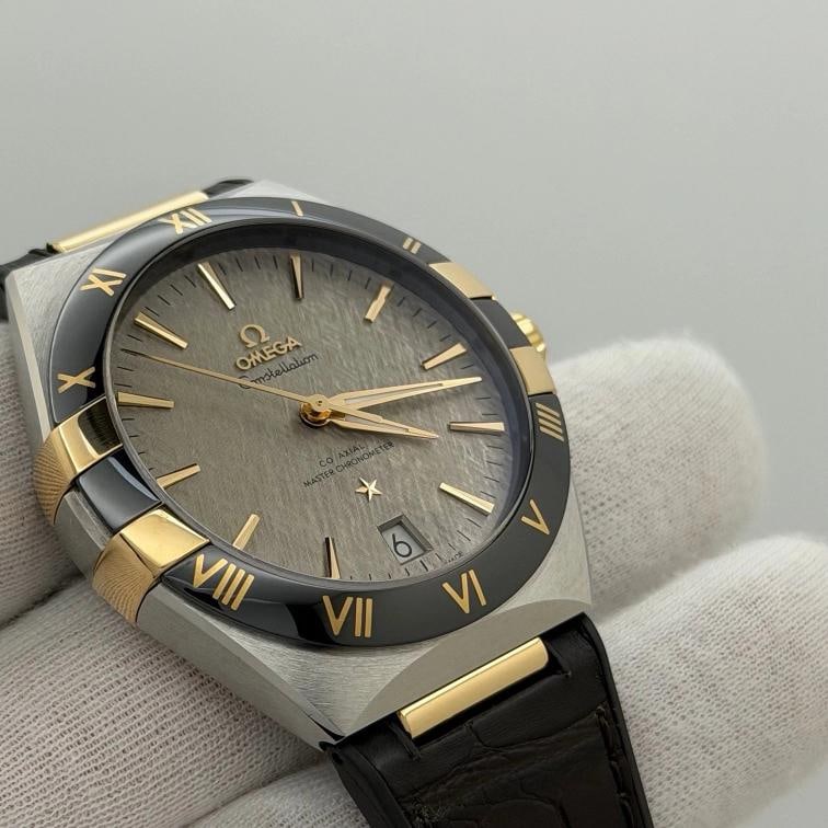 Omega Constellation 131.23.41.21.06.002 41mm 18K Yellow Gold Steel Box Paper - 3