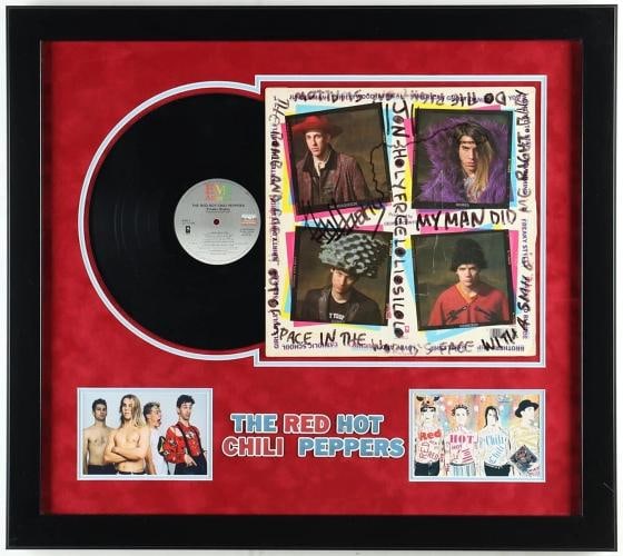 ANTHONY KIEDIS Signed Vinyl Record Display JSA COA RED HOT CHILI PEPPERS FREAKY: Industry: Music,Signed: Yes,Autograph Authentication: James Spence (JSA),Object Type: Record,Original/Reproduction: Original,Country of Origin: United States