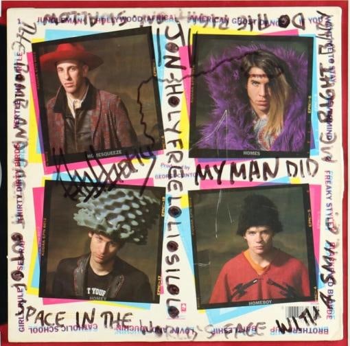ANTHONY KIEDIS Signed Vinyl Record Display JSA COA RED HOT CHILI PEPPERS FREAKY - 2
