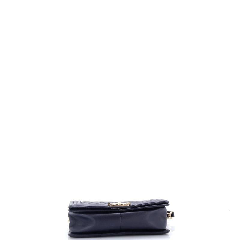 Chanel Boy Flap Bag Quilted Lambskin Old Medium - 4