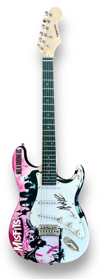 Doyle Wolfgang Von Frankenstein Signed Guitar Custom Graphics JSA COA Misfits - 2
