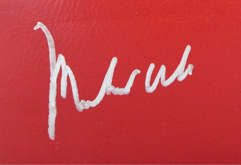 Muhammad Ali Authentic Signed Red Everlast Boxing Glove BAS LOA #AE13527 - 2