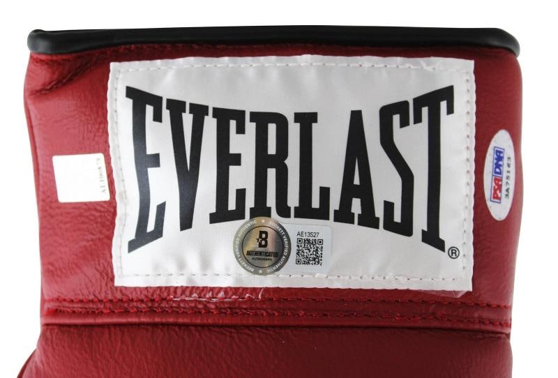 Muhammad Ali Authentic Signed Red Everlast Boxing Glove BAS LOA #AE13527 - 3