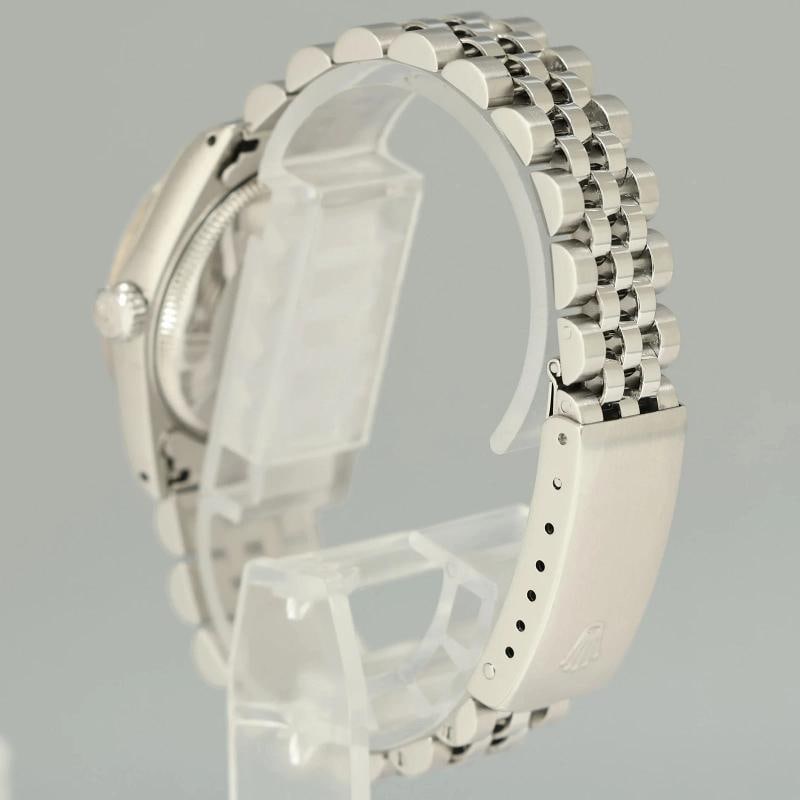 MINT Blue Diamond Ladies Rolex Midsize 31mm Datejust Jubilee Steel 68274 Watch - 4