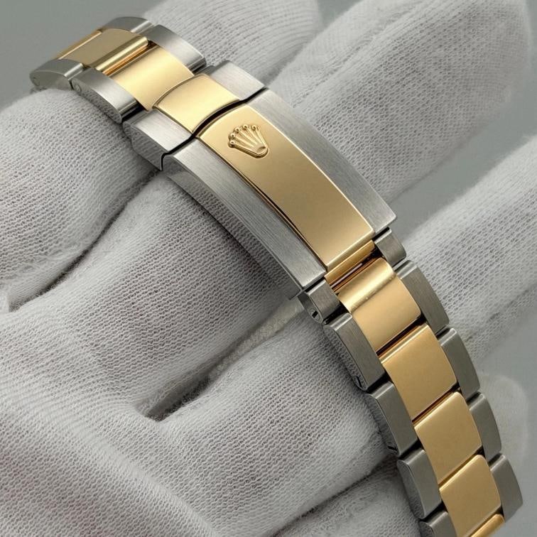 Rolex Datejust 41 126333 41mm Wimbledon Dial 18k Yellow Gold Steel Box Paper - 7