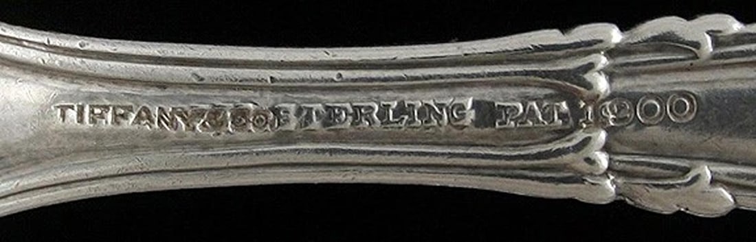12 Tiffany & Co Florentine 1900 Sterling Silver Bouillon Soup Spoons 5 3/8" - 4