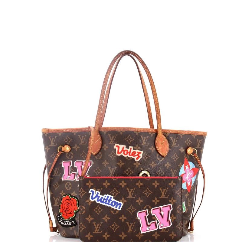 Louis Vuitton Neverfull NM Tote Limited Edition Patches Monogram Canvas MM - 2